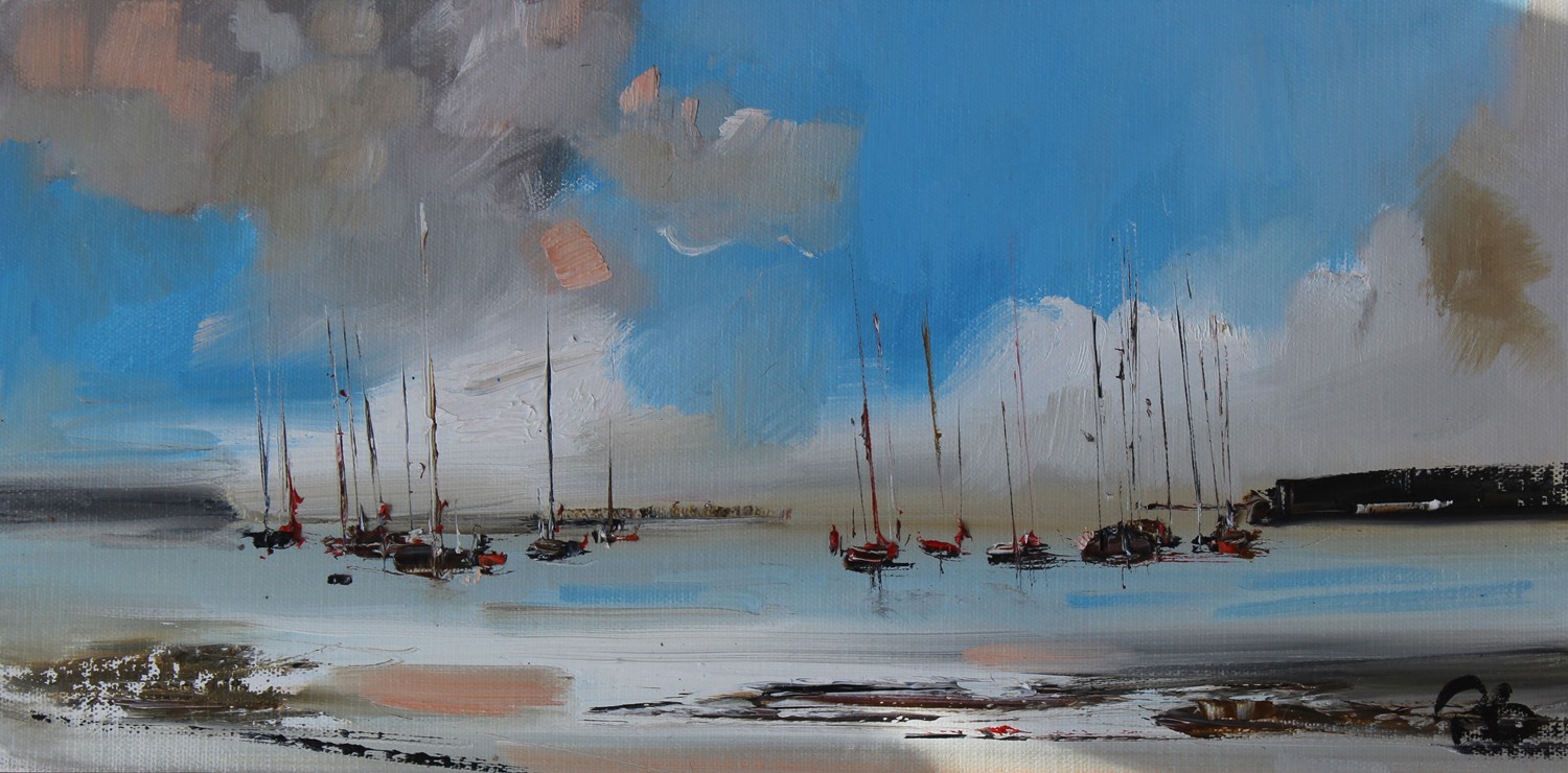 'Boats and Blue Skies II' by artist Rosanne Barr